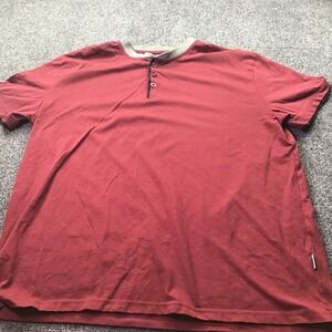 Milo Marino Men's Short Sleeve XL Shirt Maroon
